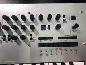 Korg Minilogue Analog Synthesizer Detail Bedienfeld