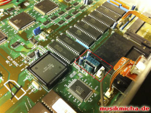 Korg Wavestation Platine Inverter Detail